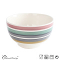 Ensemble de vaisselle 30PCS peint à la main Shinny Glaze Colorful Design